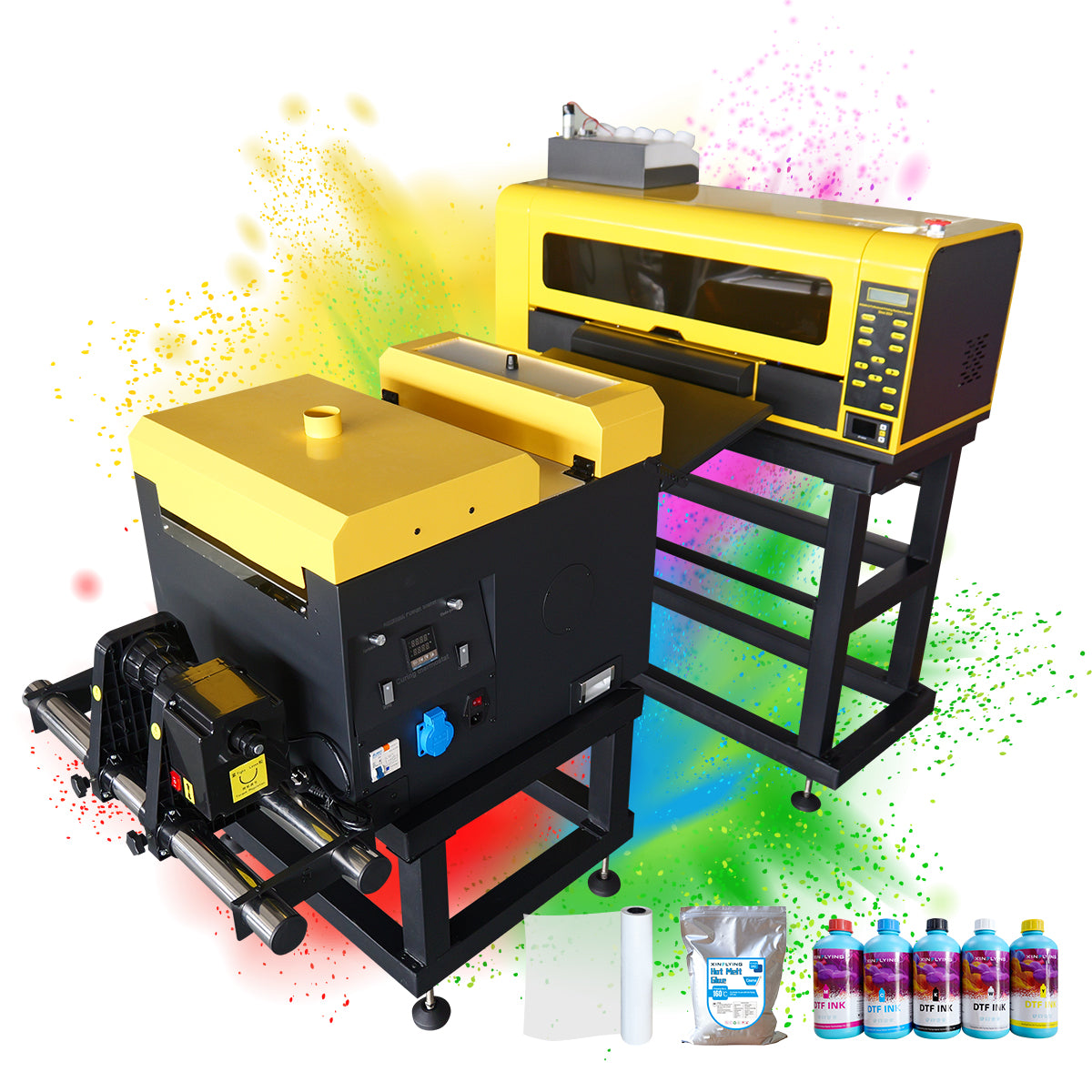 400D 12"2pcs XP600 DTF Printer+ 400H Shaker and Oven