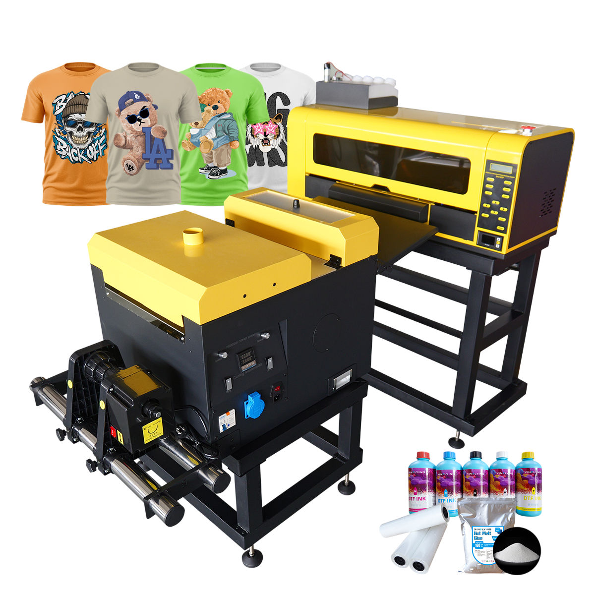 alt="XF-400D+400H XP600 DTF Printer"