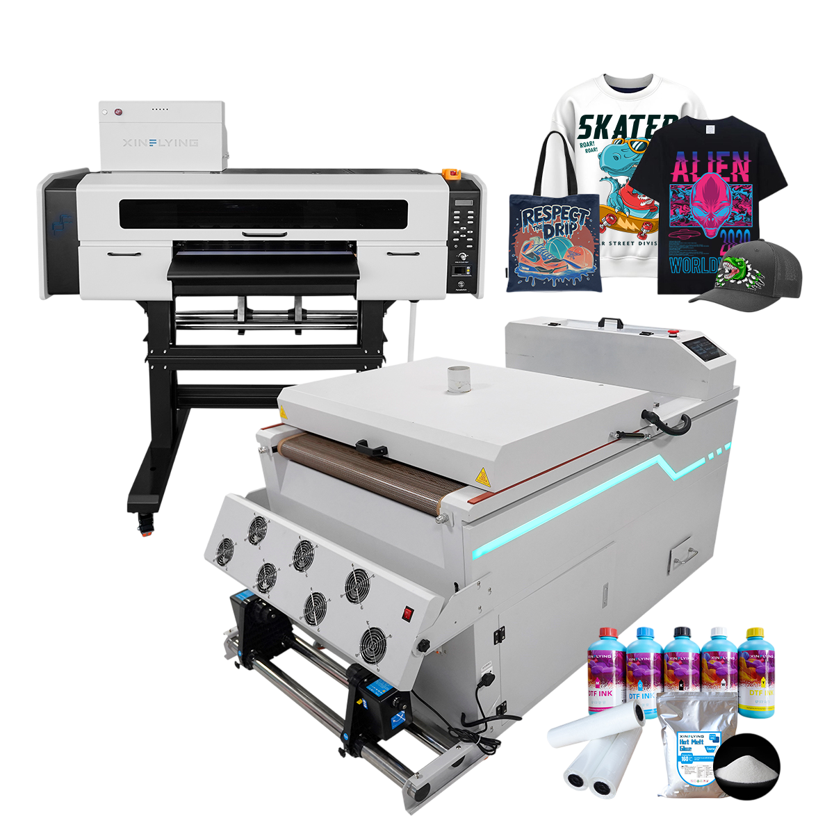 702E+Z650-2 24”2pcs Epson i3200-A1 Printheads DTF Printer