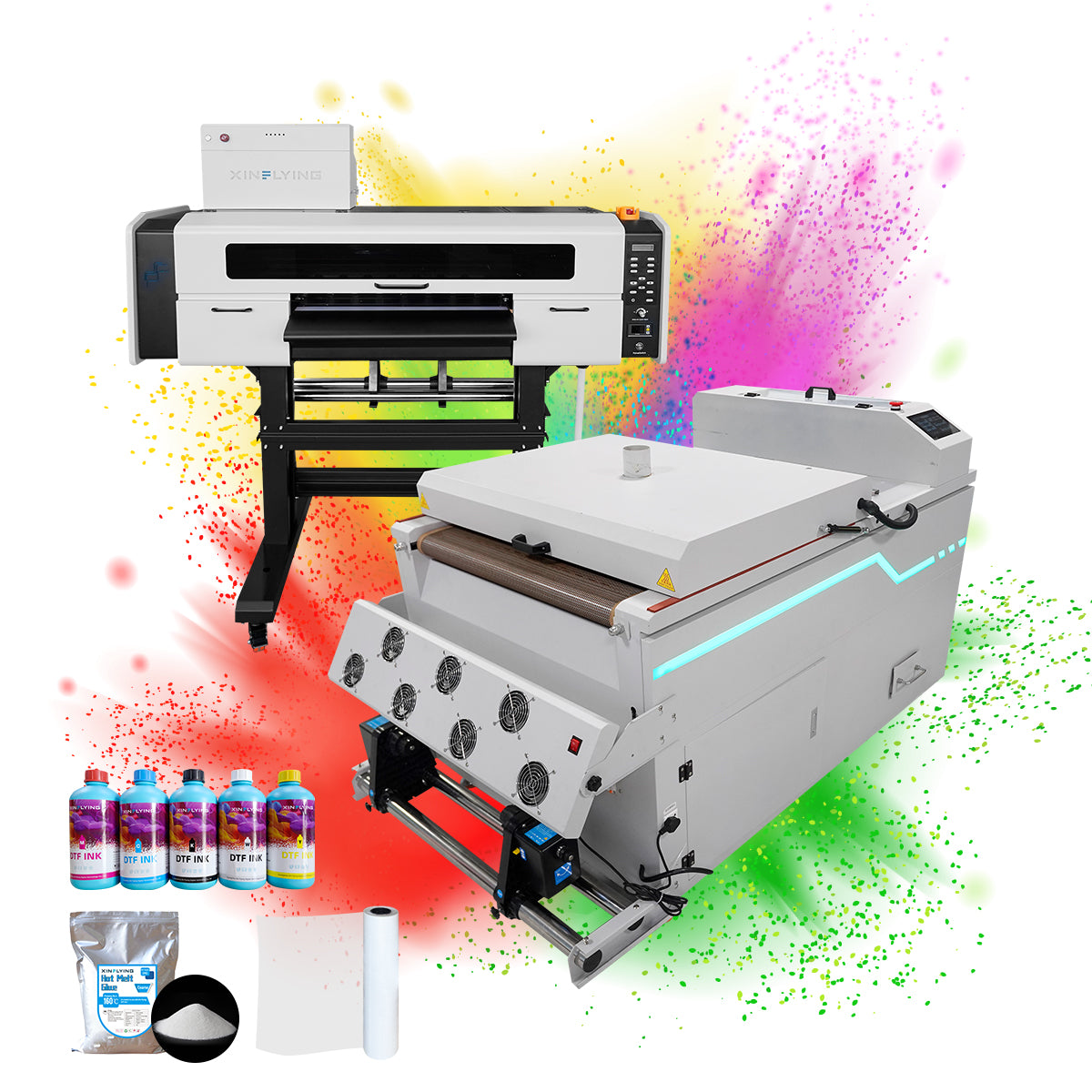 702E+Z650-2 24”2pcs Epson i3200-A1 Printheads DTF Printer