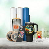 UV DTF PET Film 30cm × 100m for Crystal Label Transfer Printing