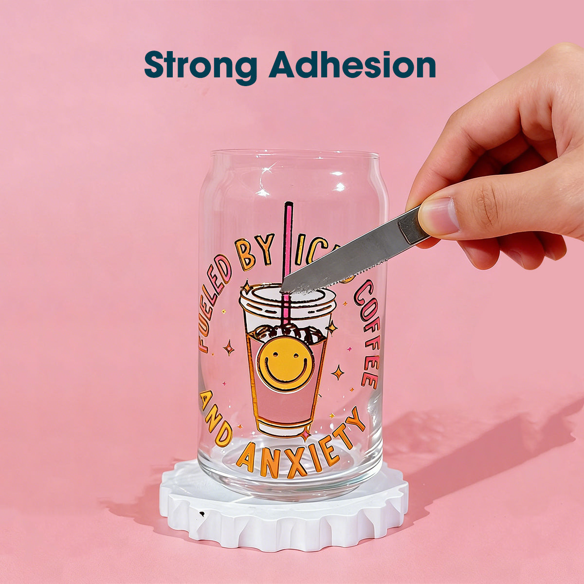 UV DTF PET Film 30cm × 100m for Crystal Label Transfer Printing