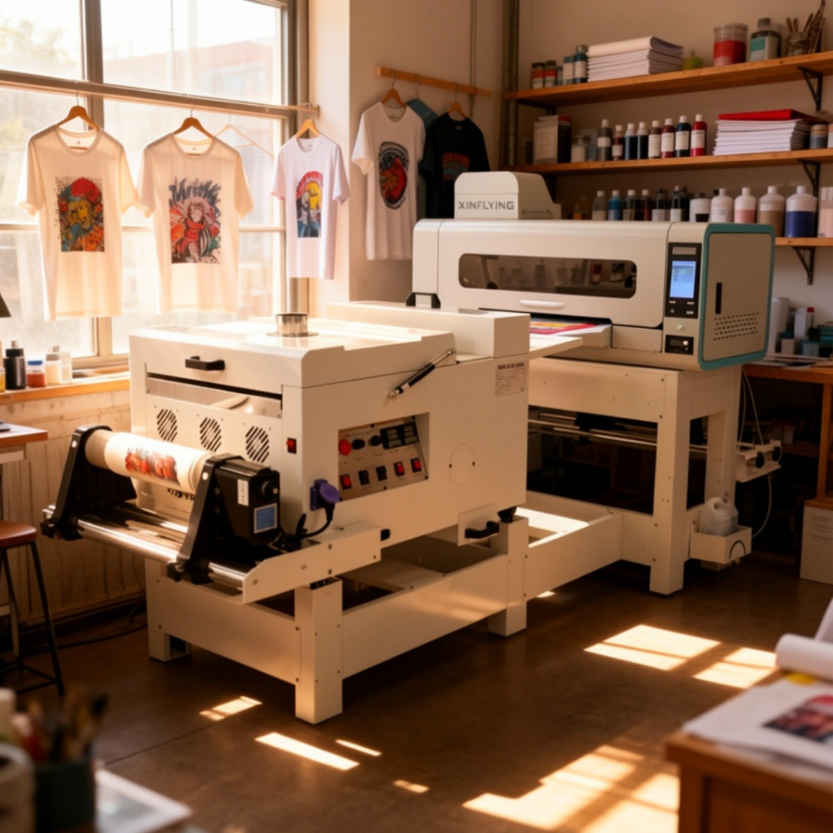A2 Dual I1600 Printheads DTF Printer